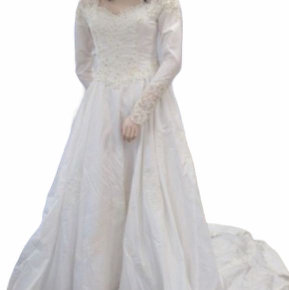 Vintage Wedding Gown Size 8 - Picture 1 of 8